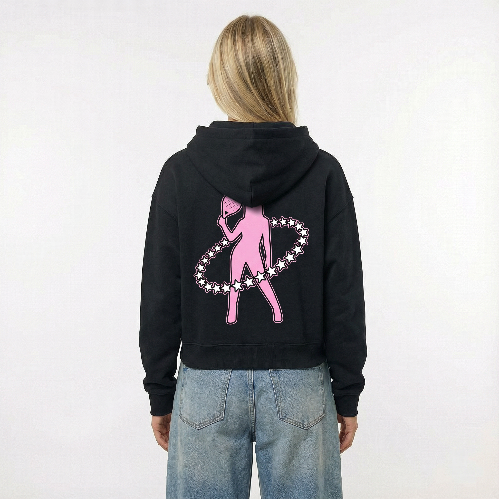 Lady cropped Zip-Hoodie