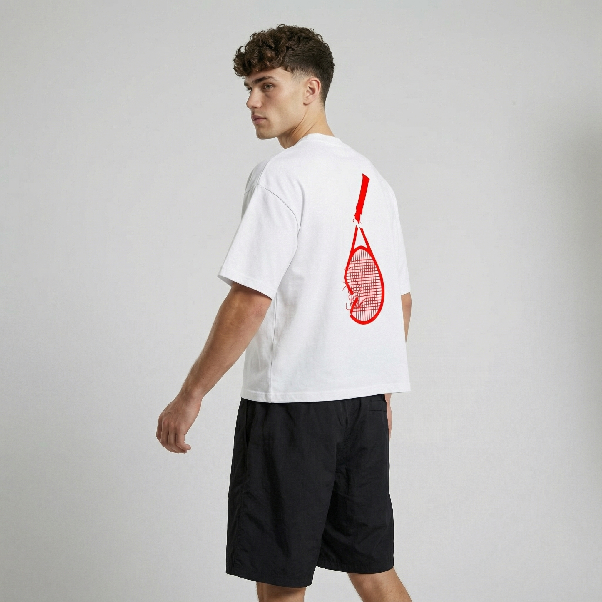Smashed Racket Boxy T-Shirt