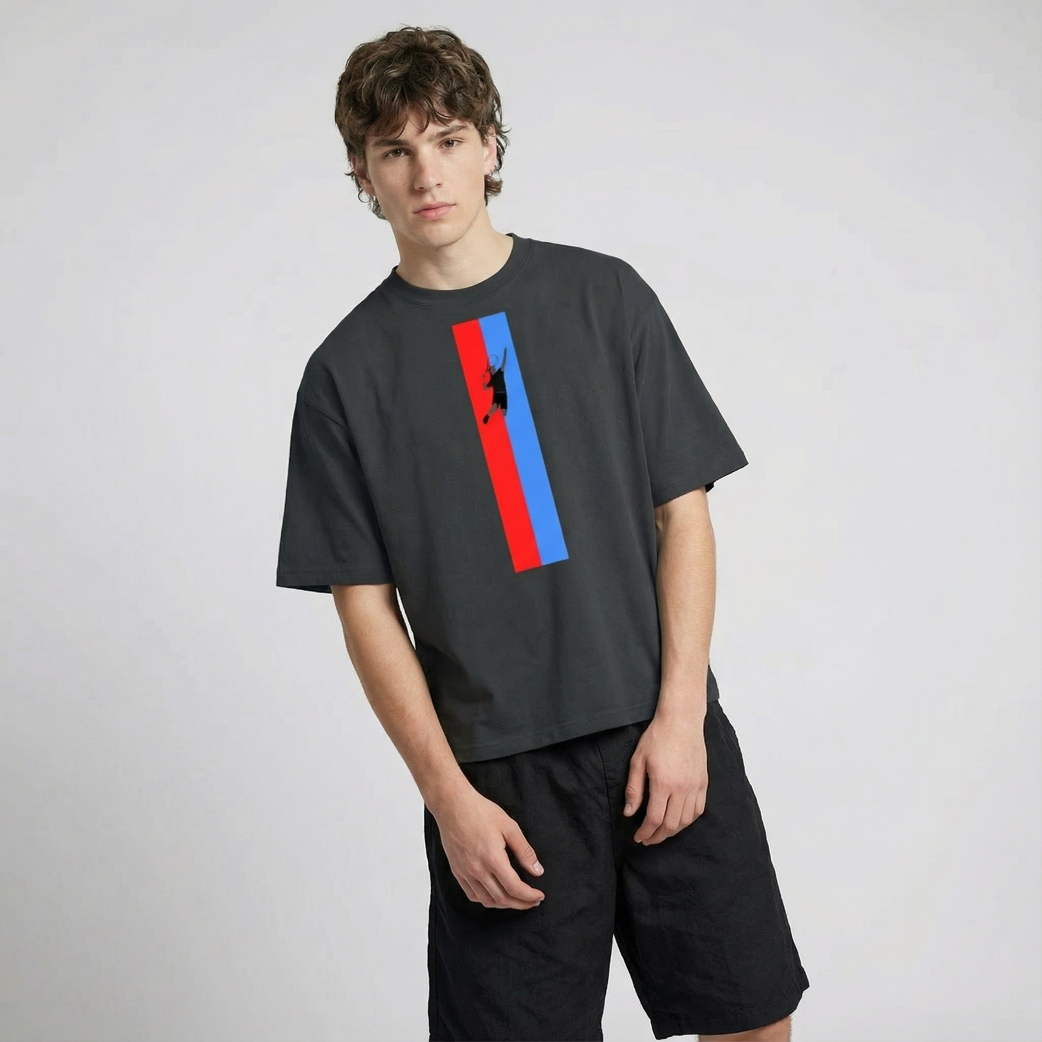 Two Blocks Boxy T-Shirt