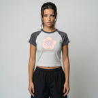 Flower Raglan T-Shirt