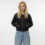 Lady cropped Zip-Hoodie