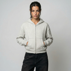 Lady cropped Zip-Hoodie