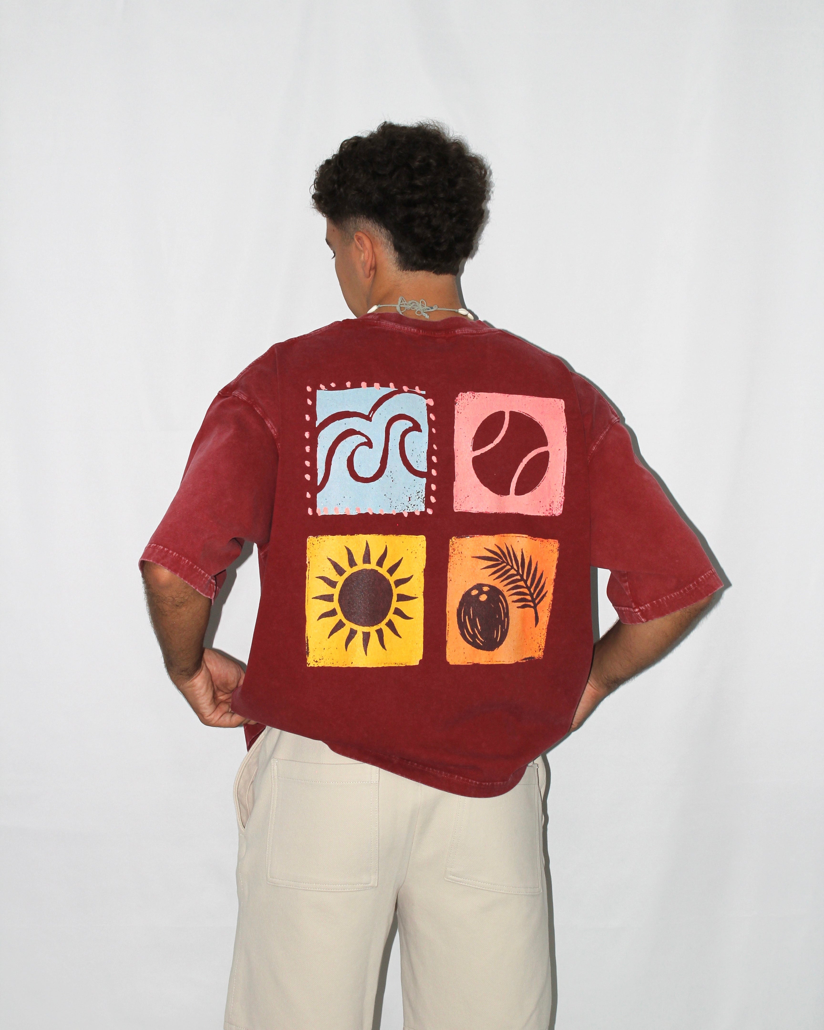 Summer Vibes Boxy Washed T-Shirt