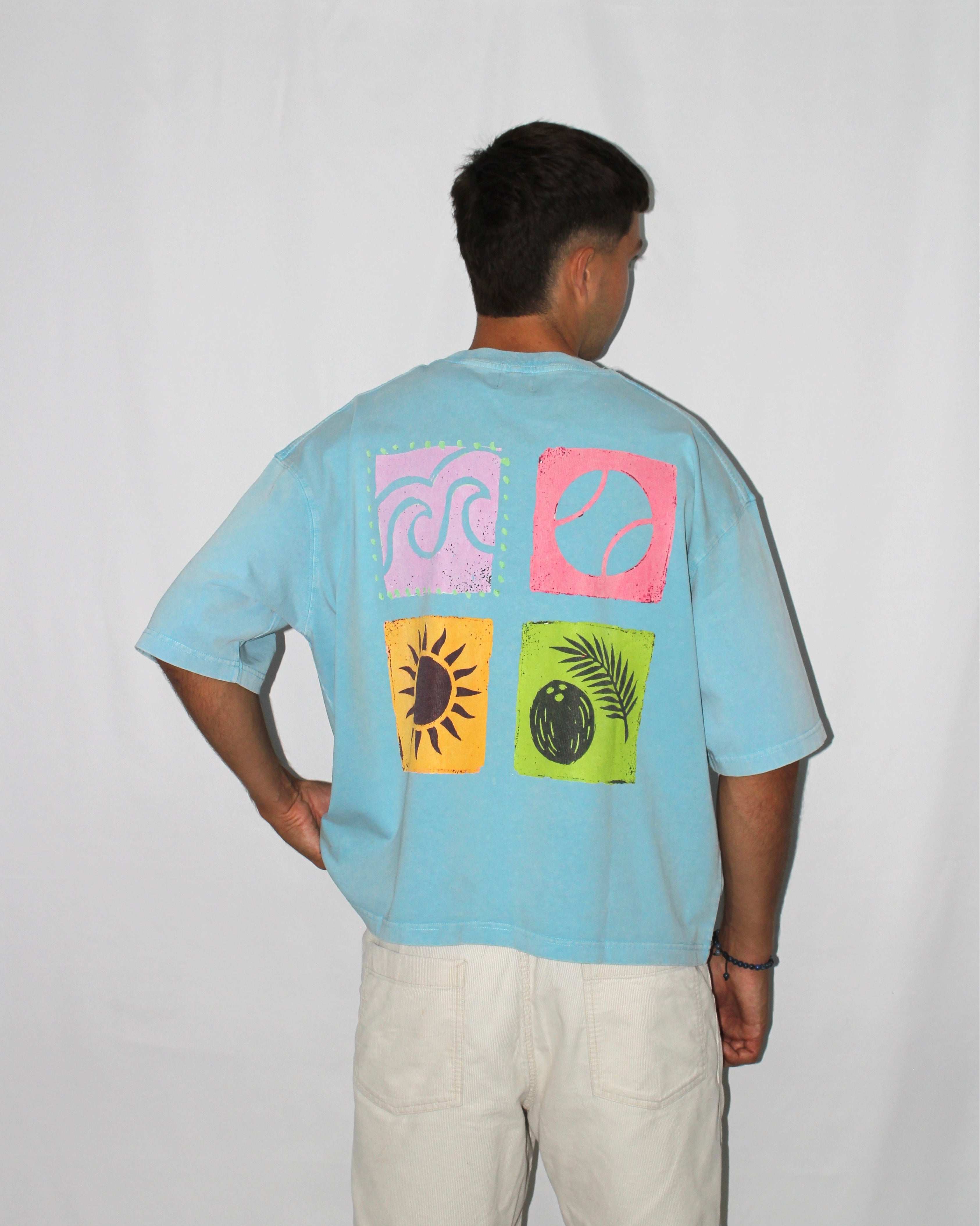 Summer Vibes Boxy Washed T-Shirt