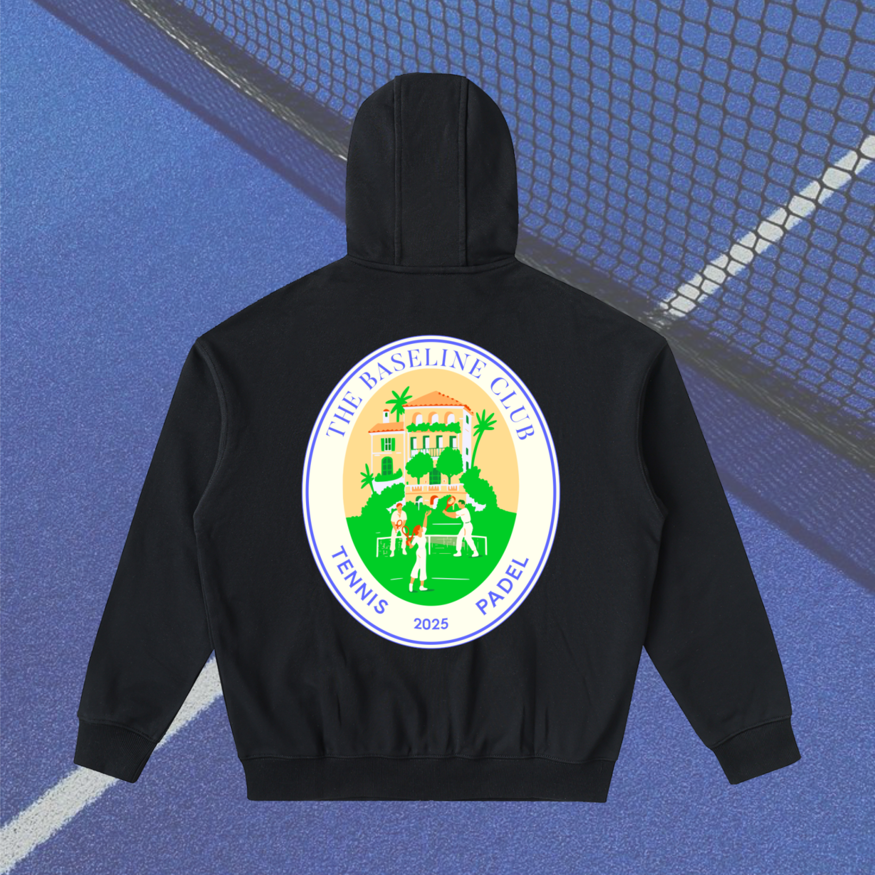 Tennis Villa Zip-Hoodie