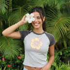 Flower Raglan T-Shirt