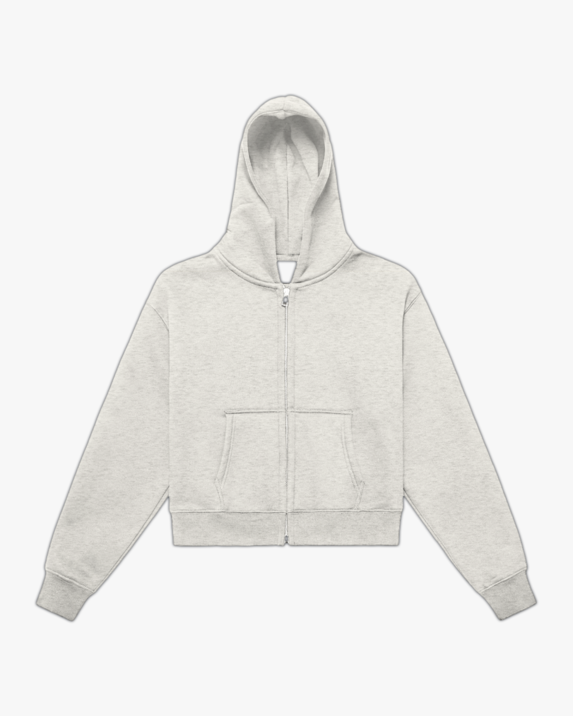 Lady cropped Zip-Hoodie