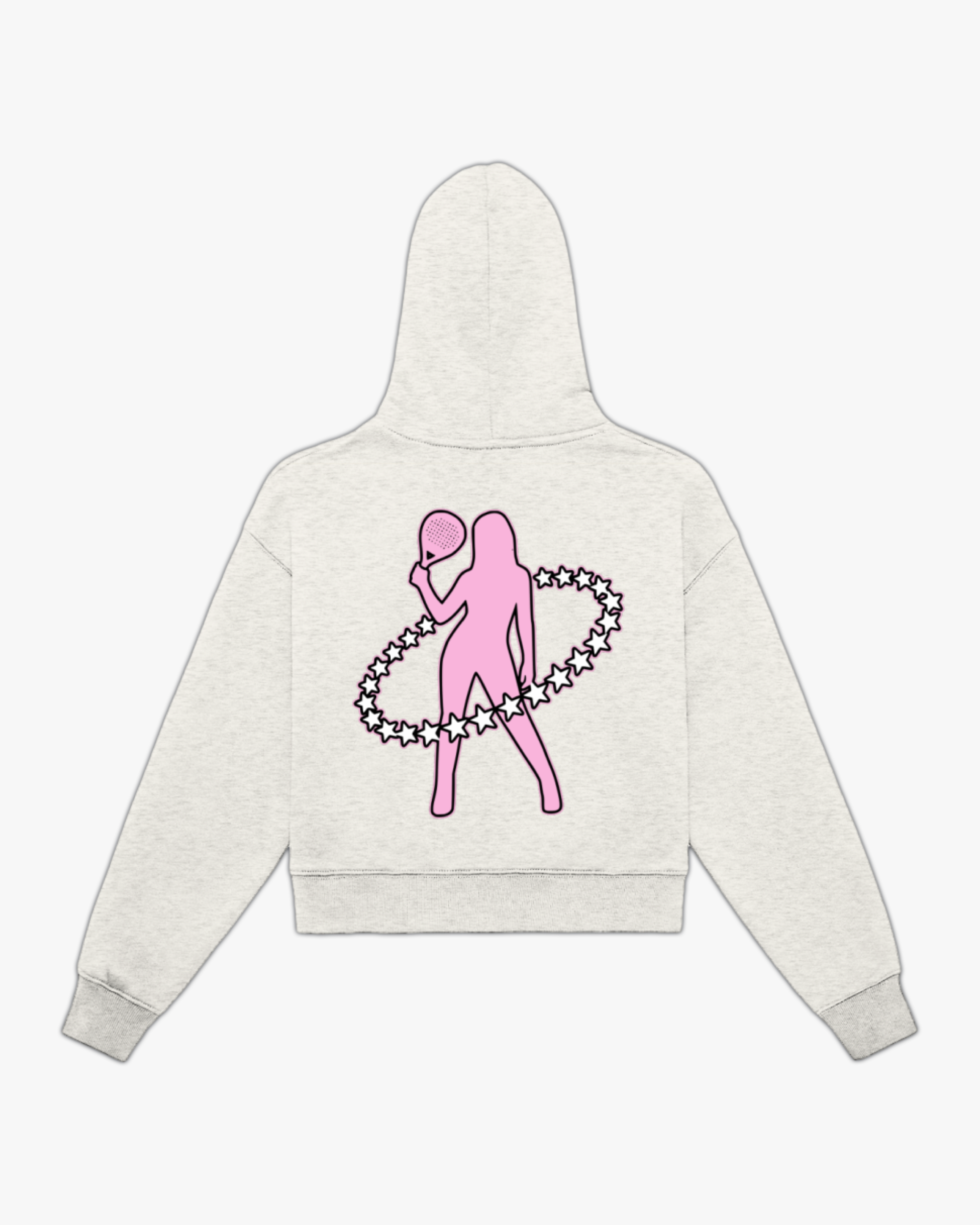 Lady cropped Zip-Hoodie