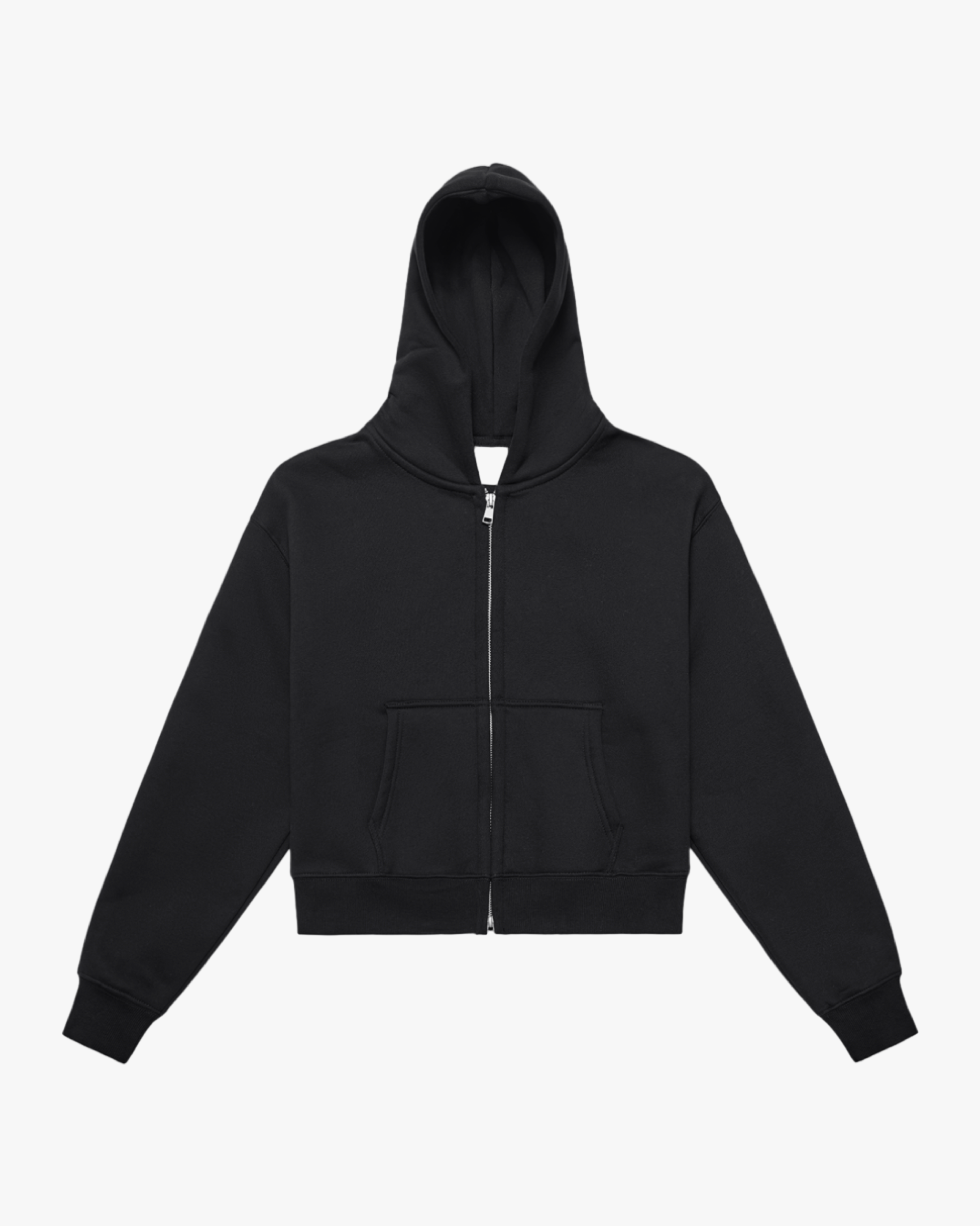 Lady cropped Zip-Hoodie