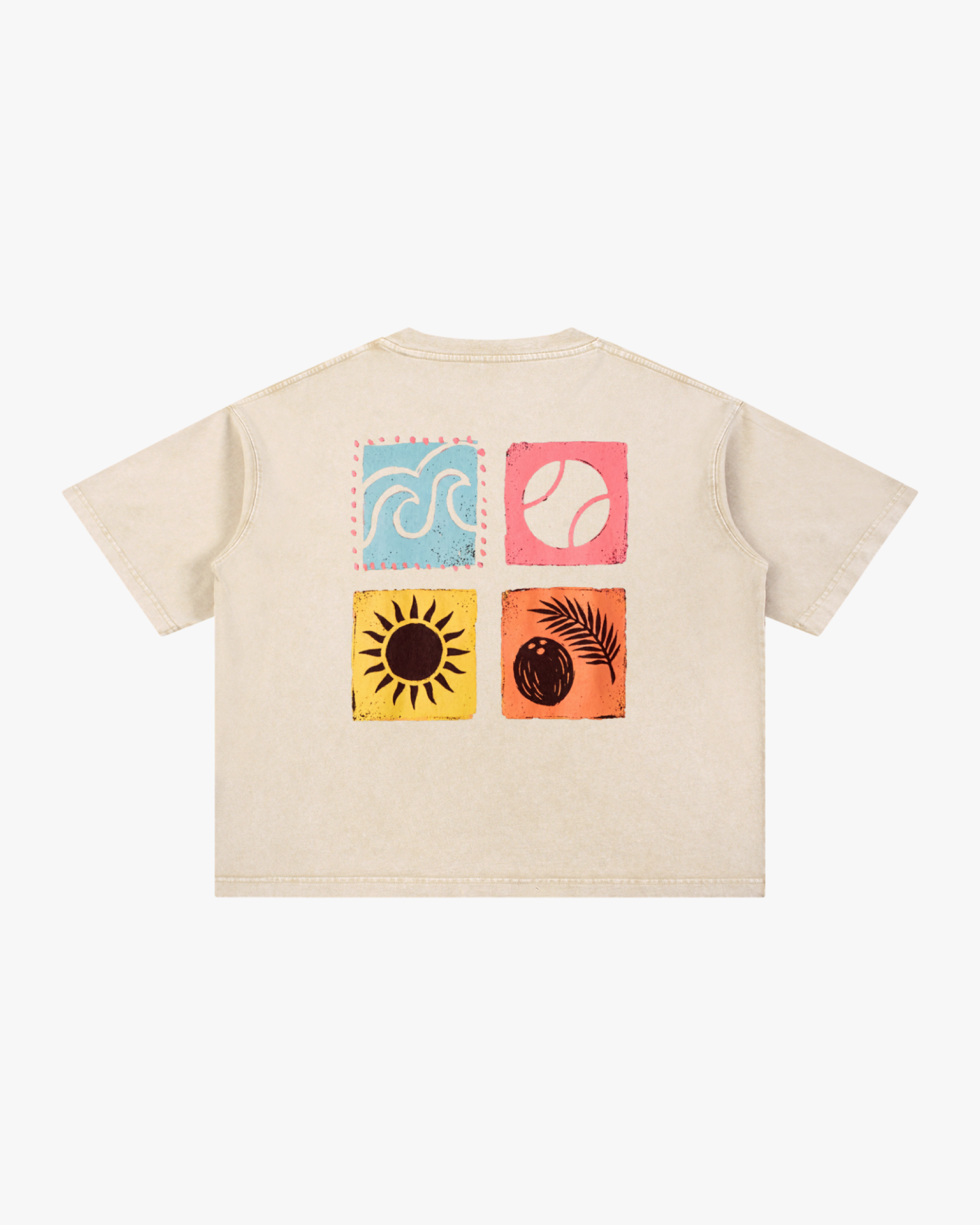 Summer Vibes Boxy Washed T-Shirt