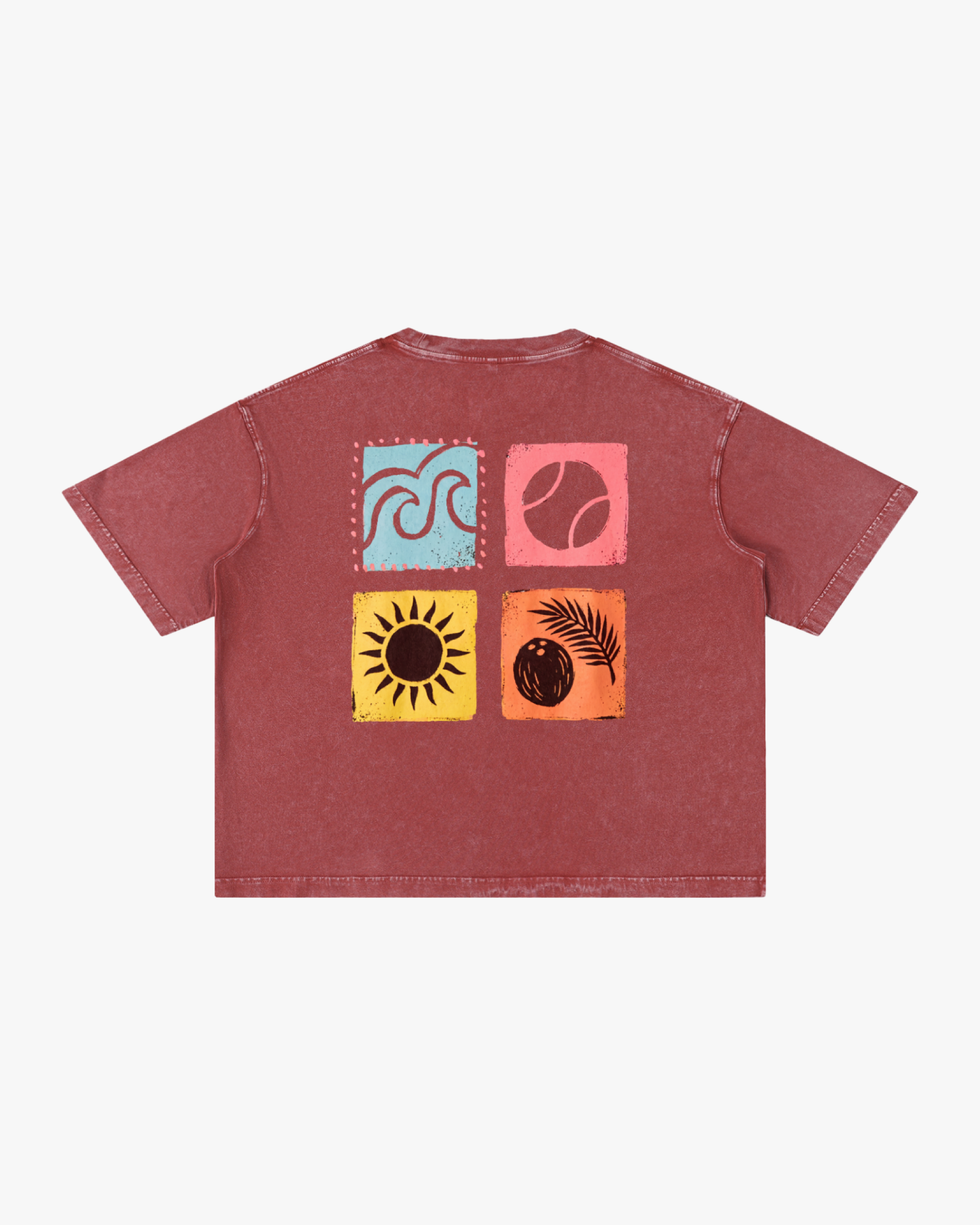 Summer Vibes Boxy Washed T-Shirt