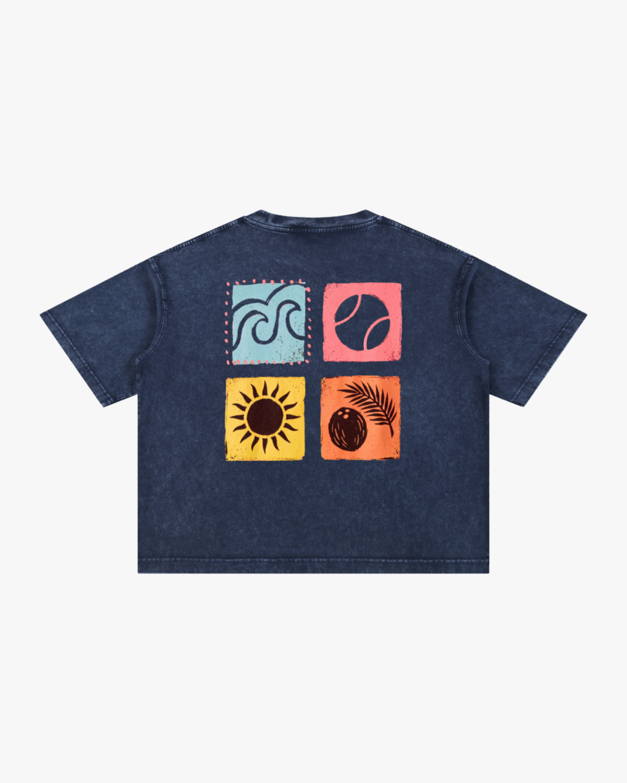 Summer Vibes Boxy Washed T-Shirt
