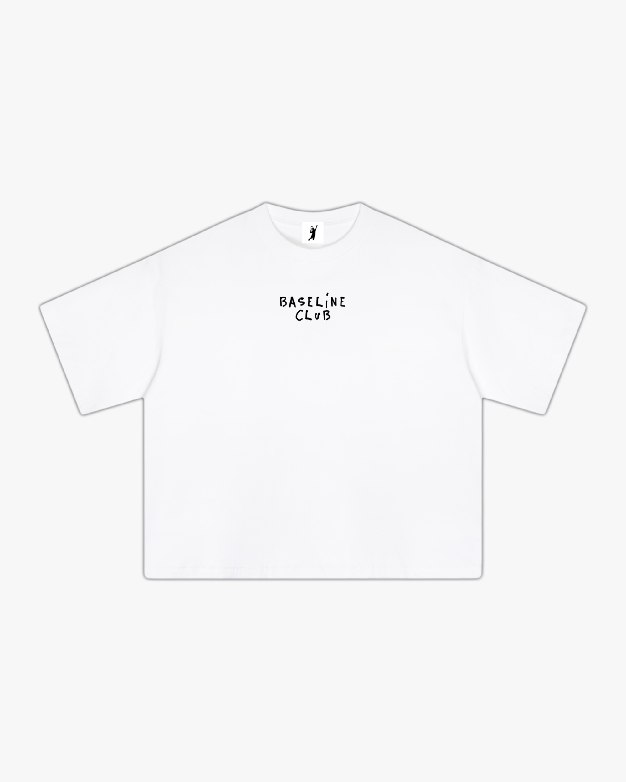 Scribbled Court Boxy T-Shirt