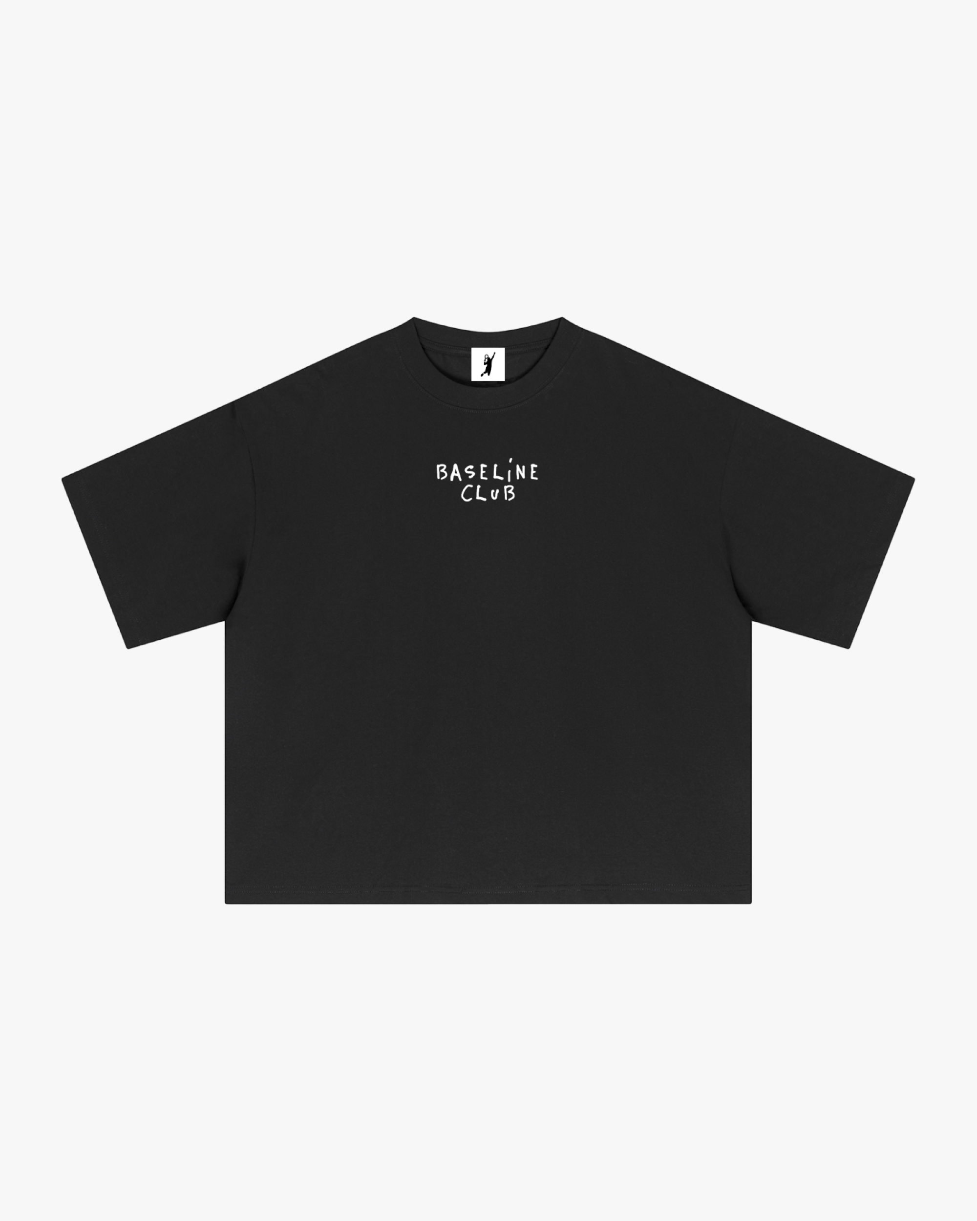 Scribbled Court Boxy T-Shirt