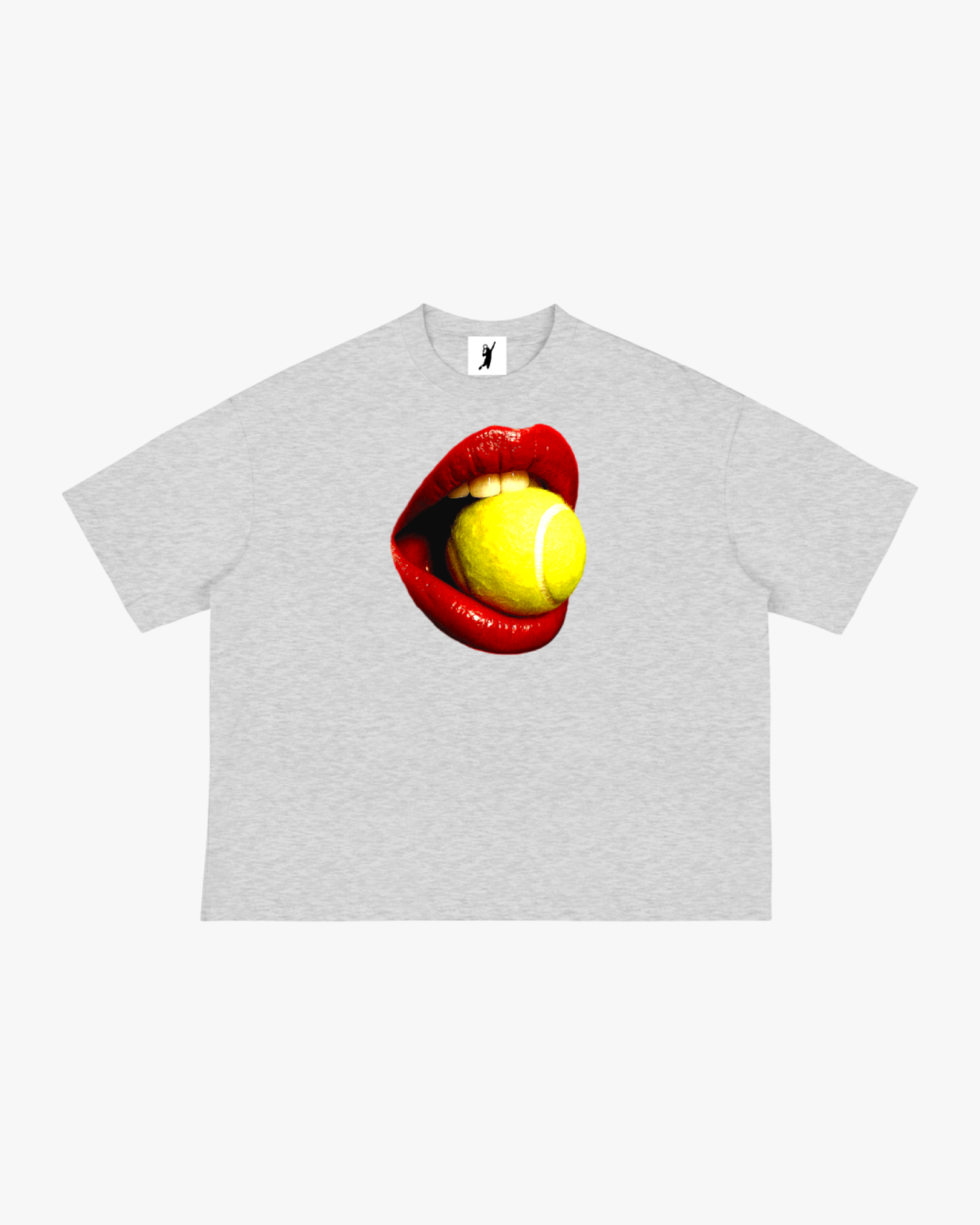 Red Mouth Boxy T-Shirt