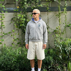 Plaid Boxy Zip Hoodie