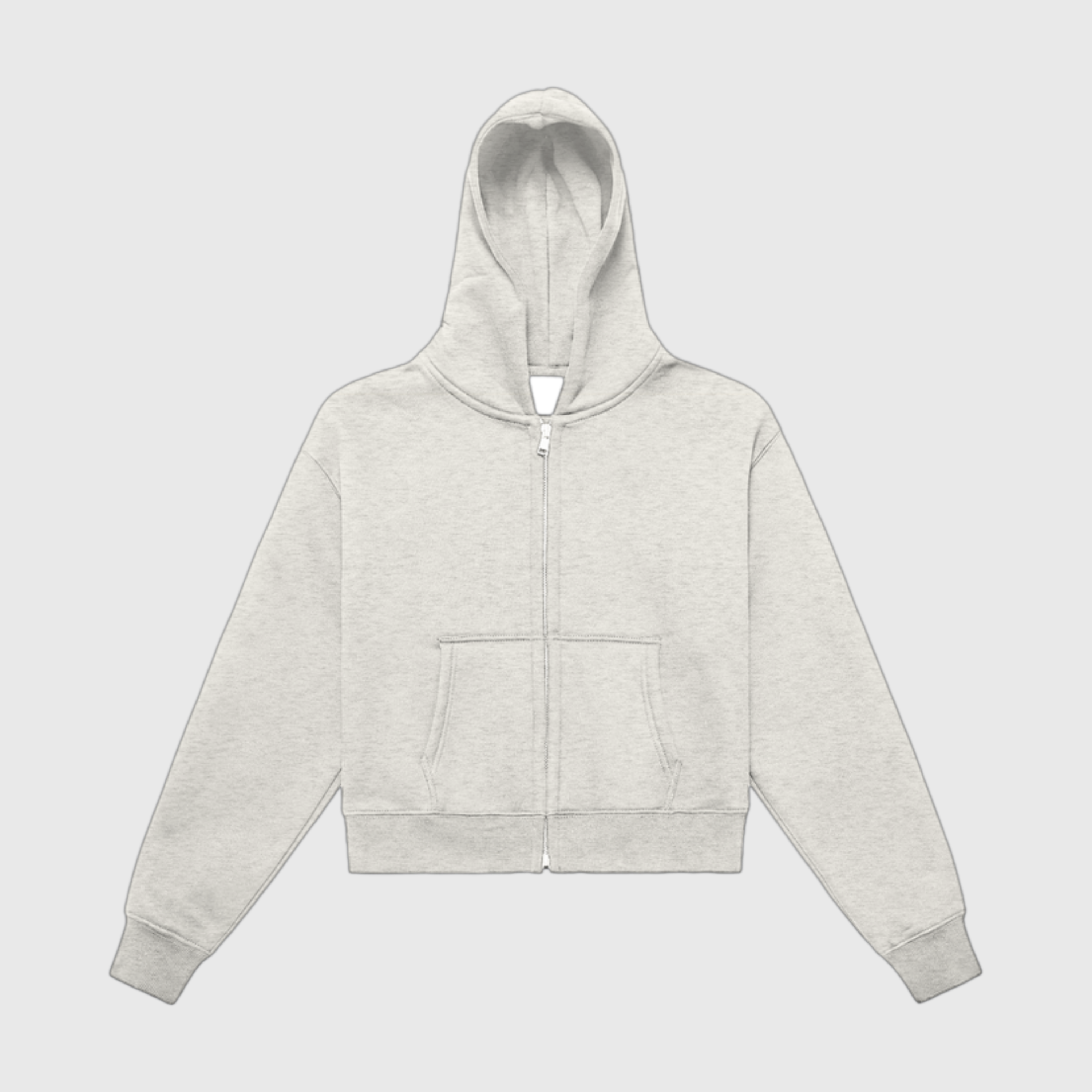 Lady cropped Zip-Hoodie