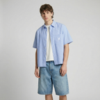 Vertical Stripe Boxy Shirt