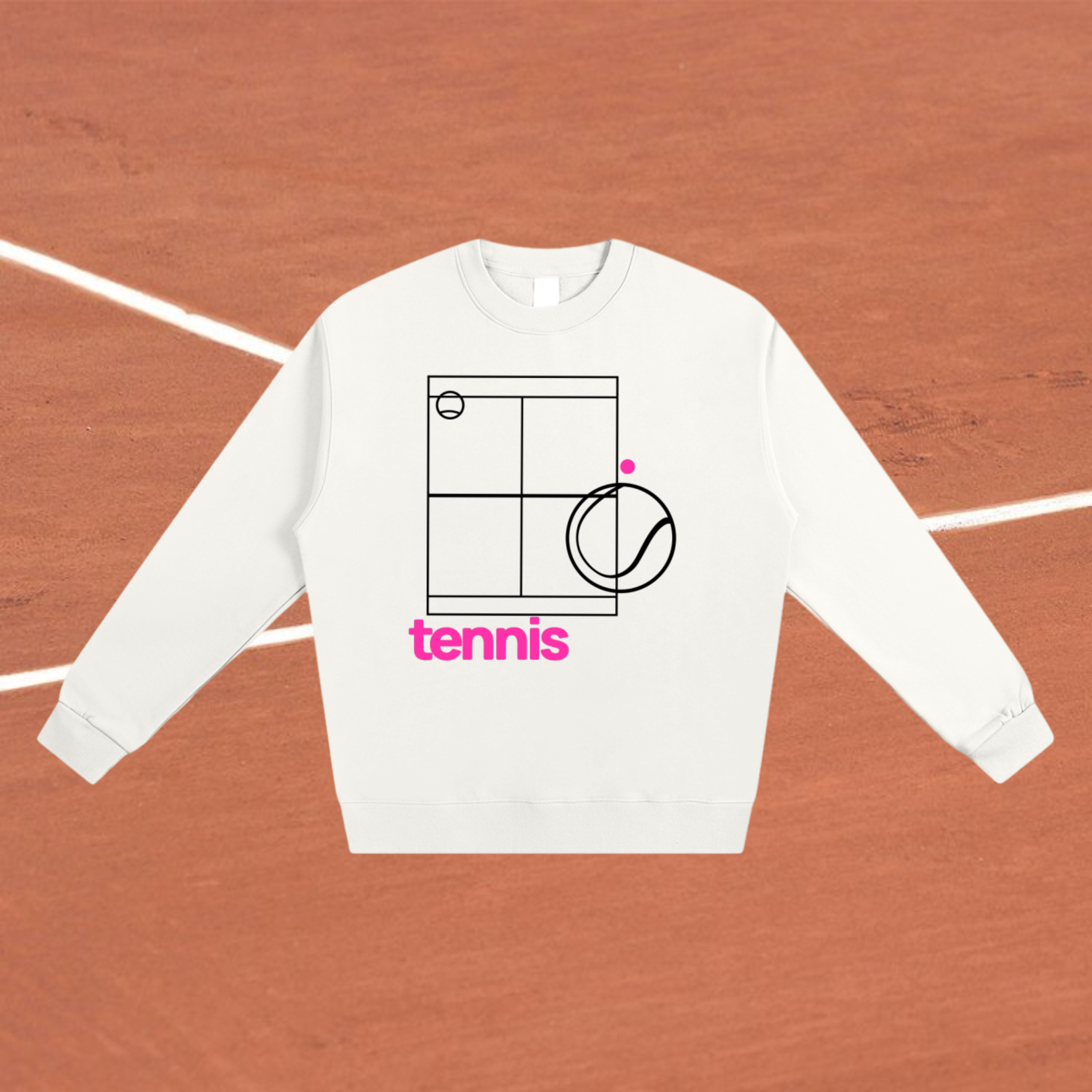 Tennis-Court Essential Sweatshirt