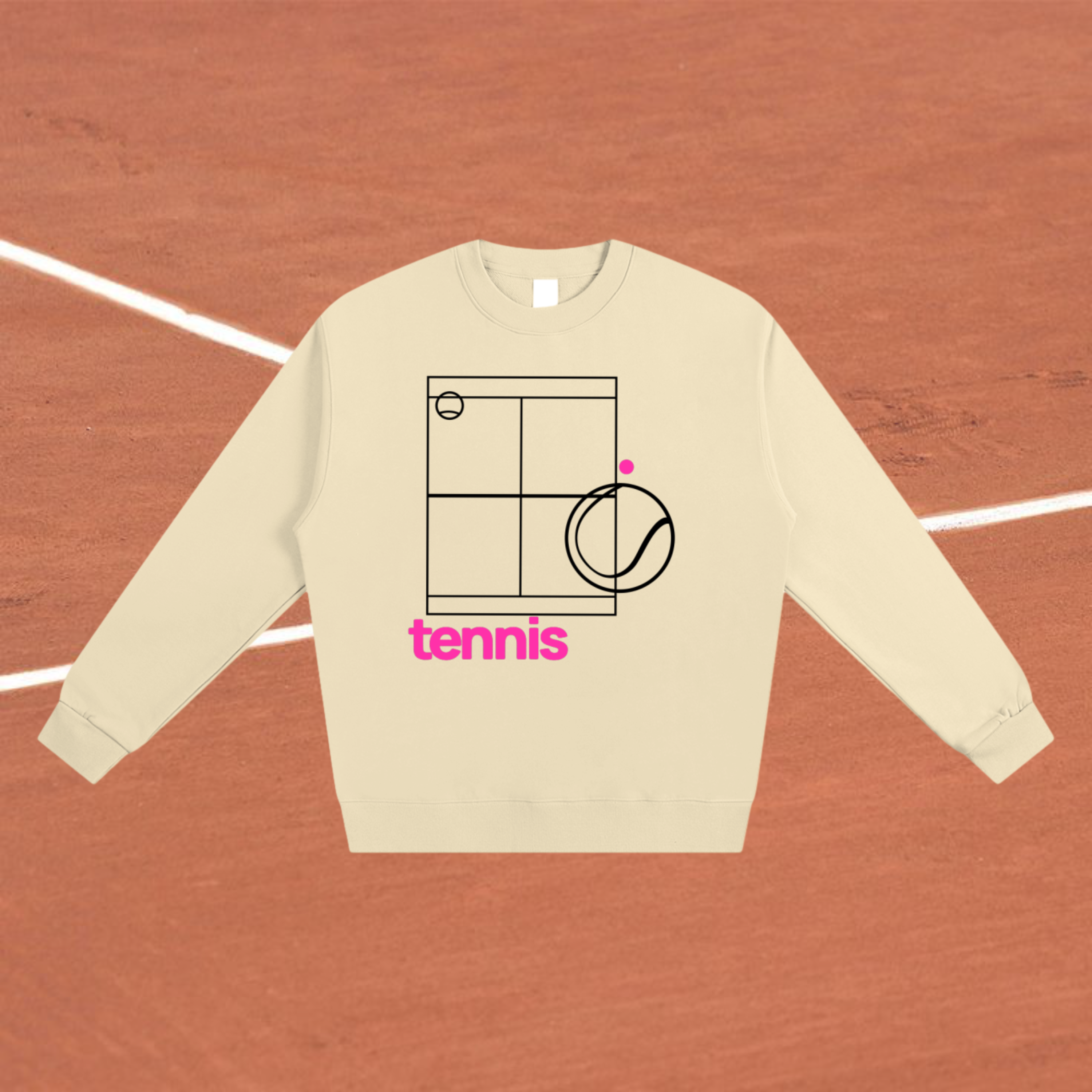 Tennis-Court Essential Sweatshirt