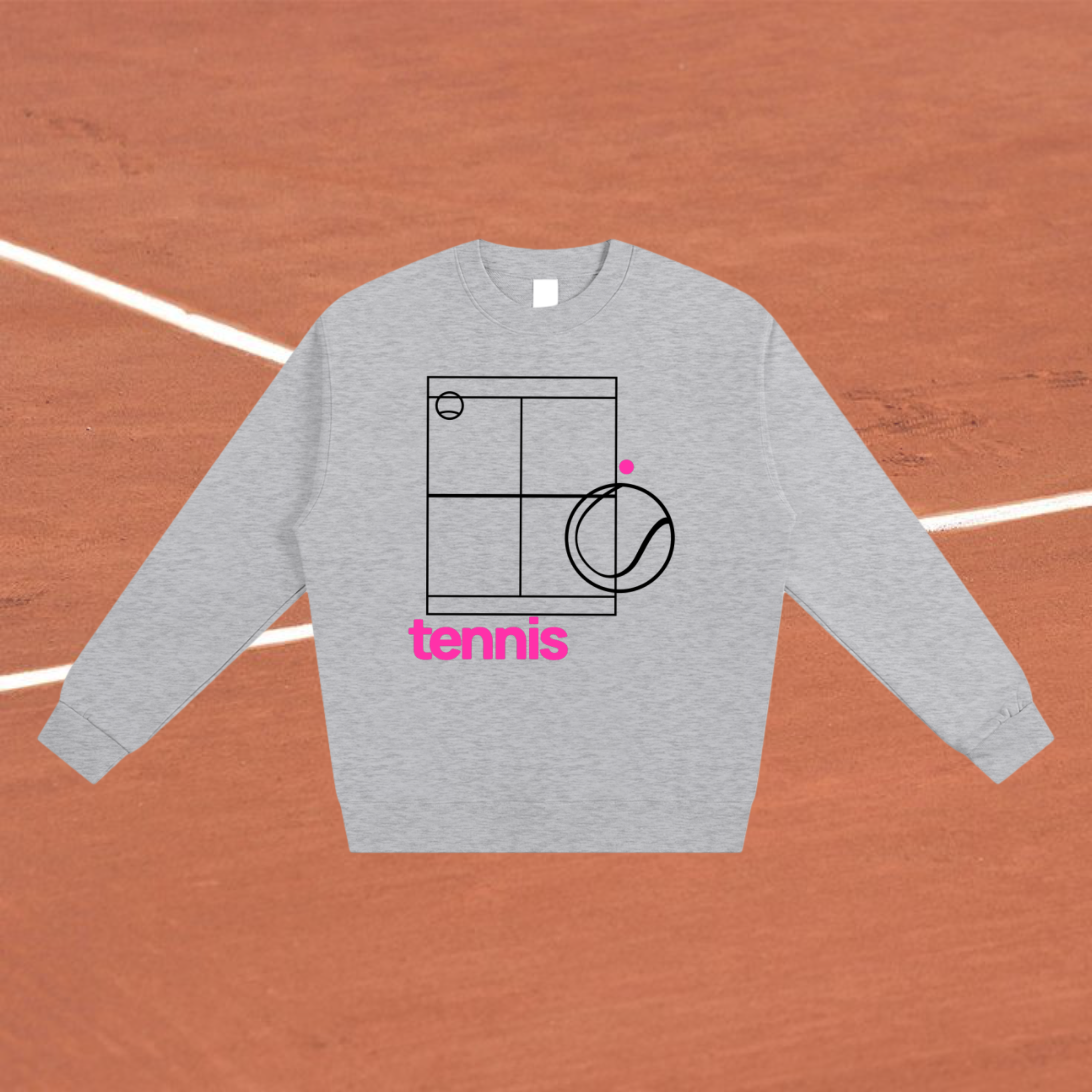Tennis-Court Essential Sweatshirt