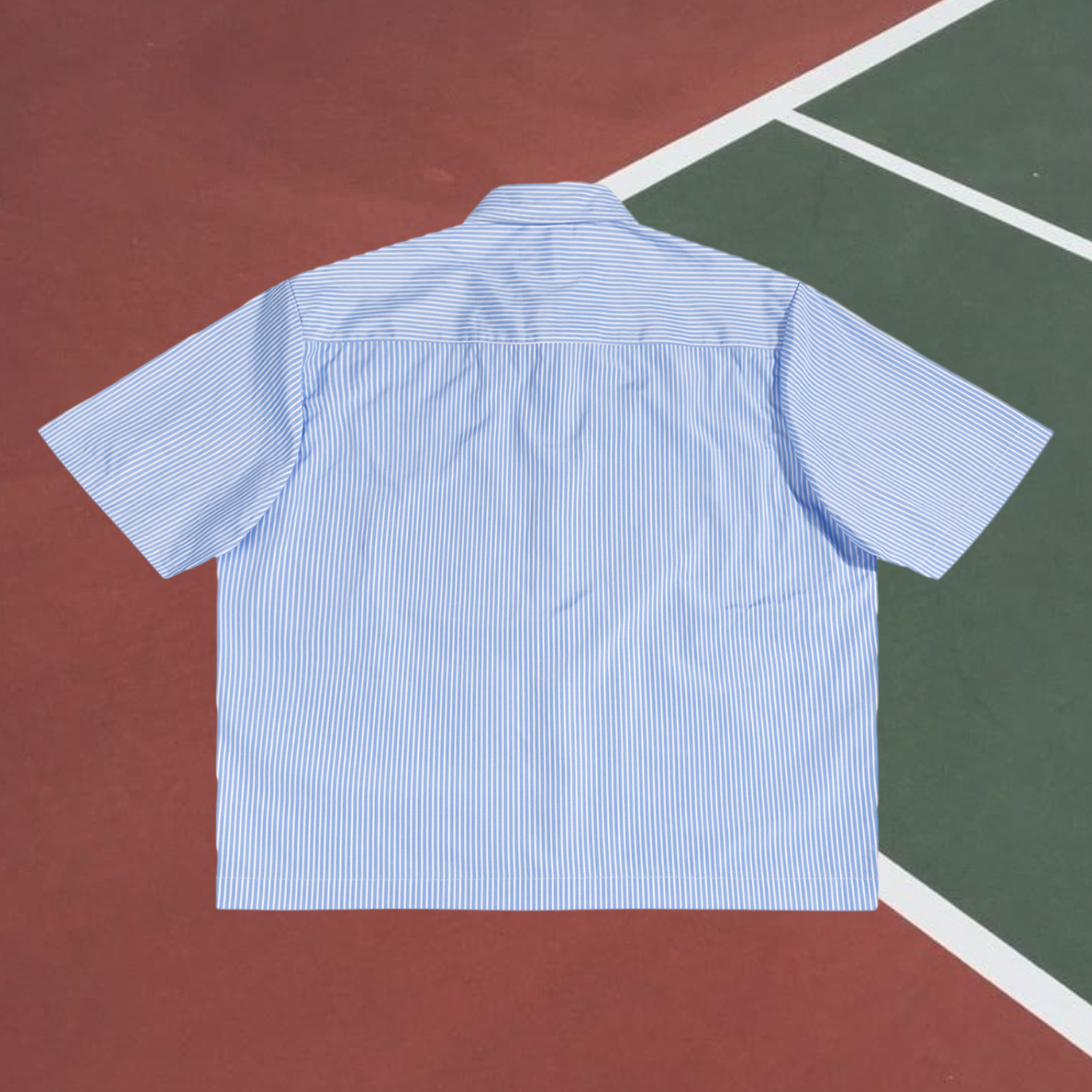 Vertical Stripe Boxy Shirt