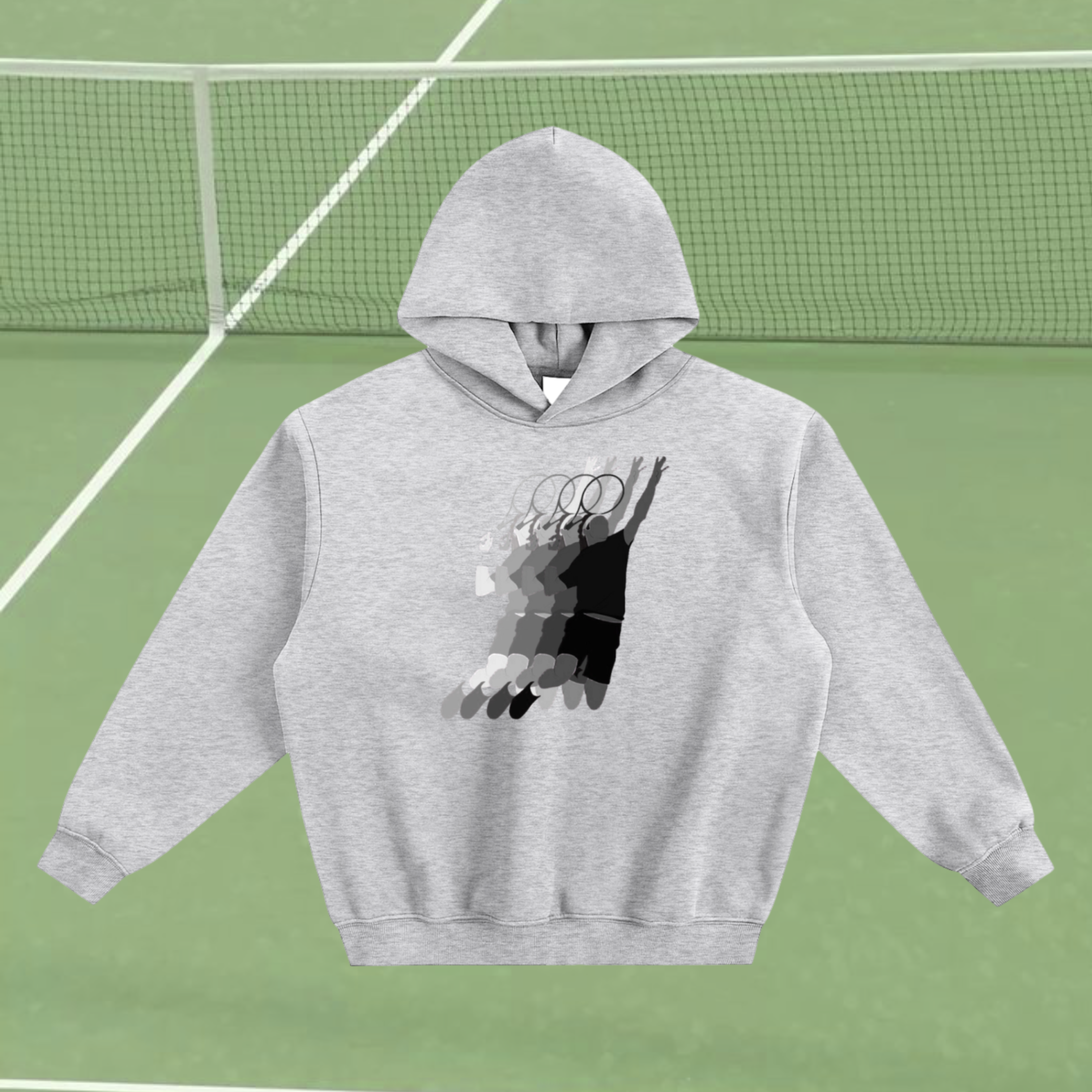Logo Motion-Blur Hoodie