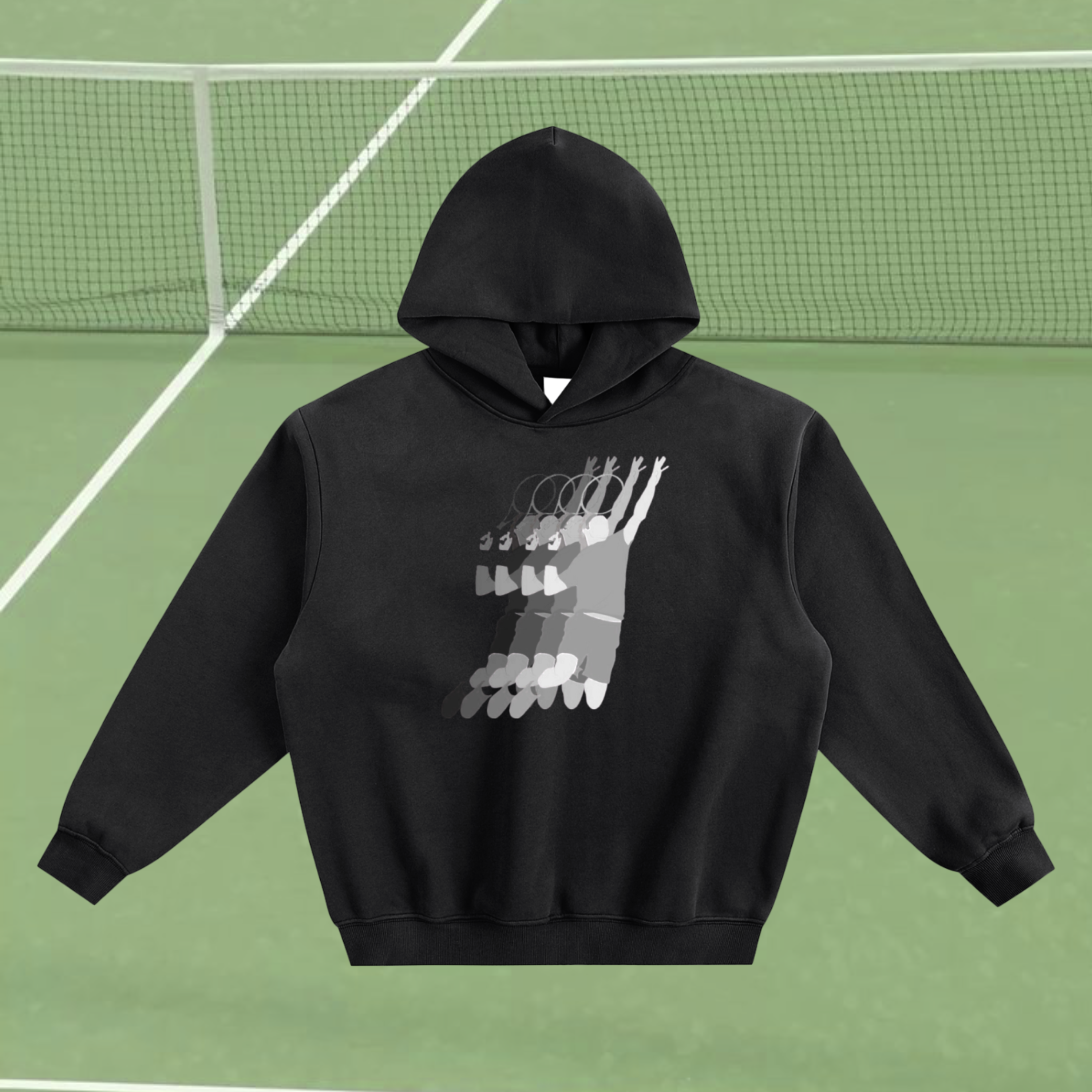 Logo Motion-Blur Hoodie