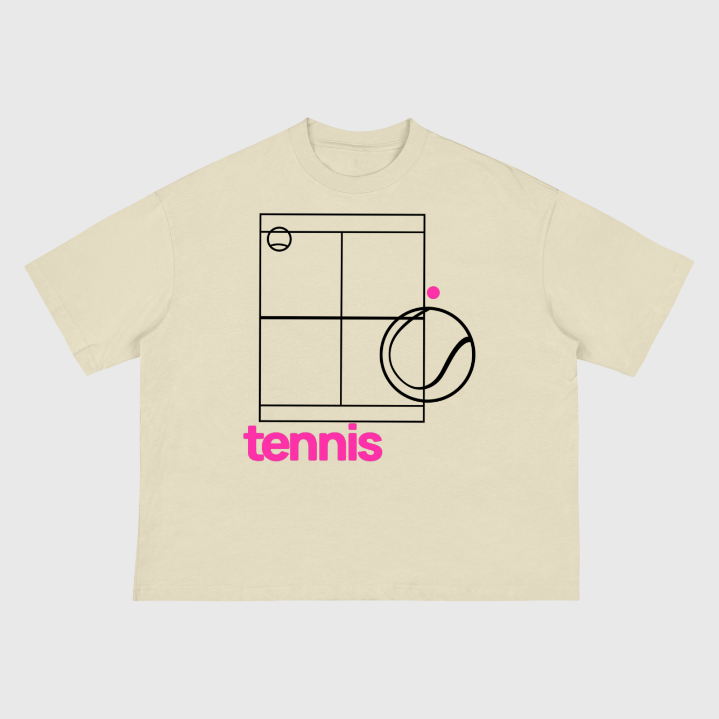 Tennis Court Boxy T-Shirt