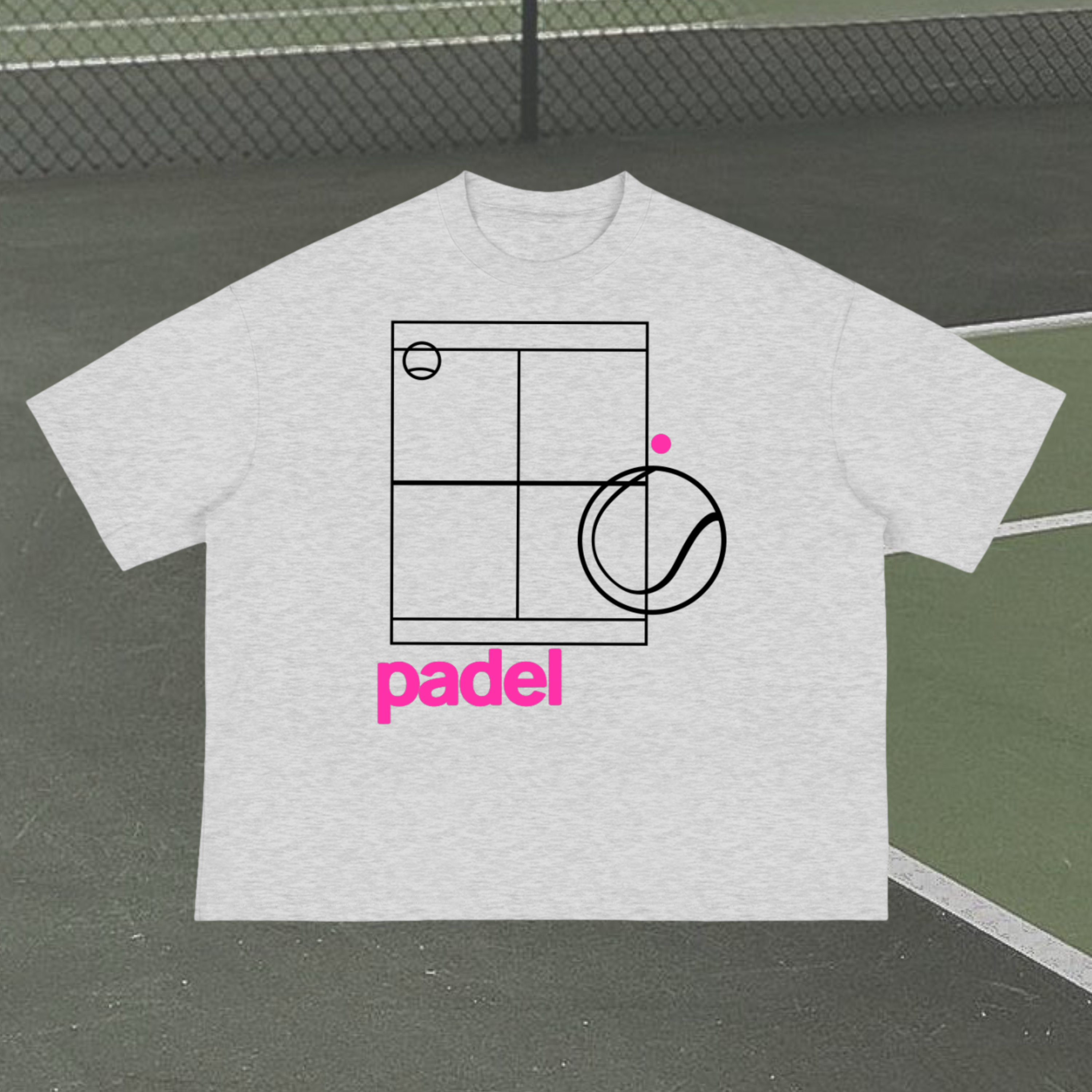 Padel Court Boxy T-Shirt