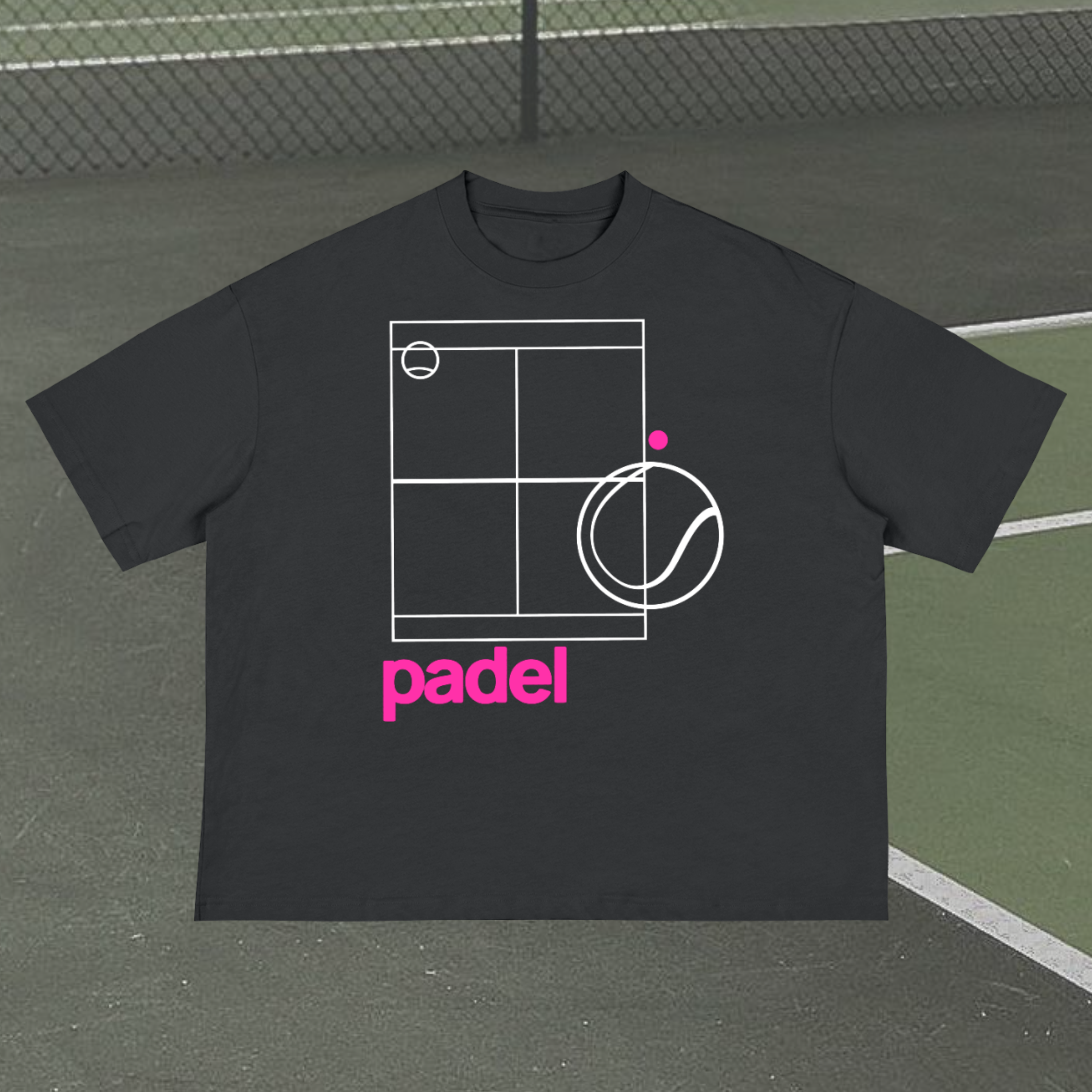 Padel Court Boxy T-Shirt