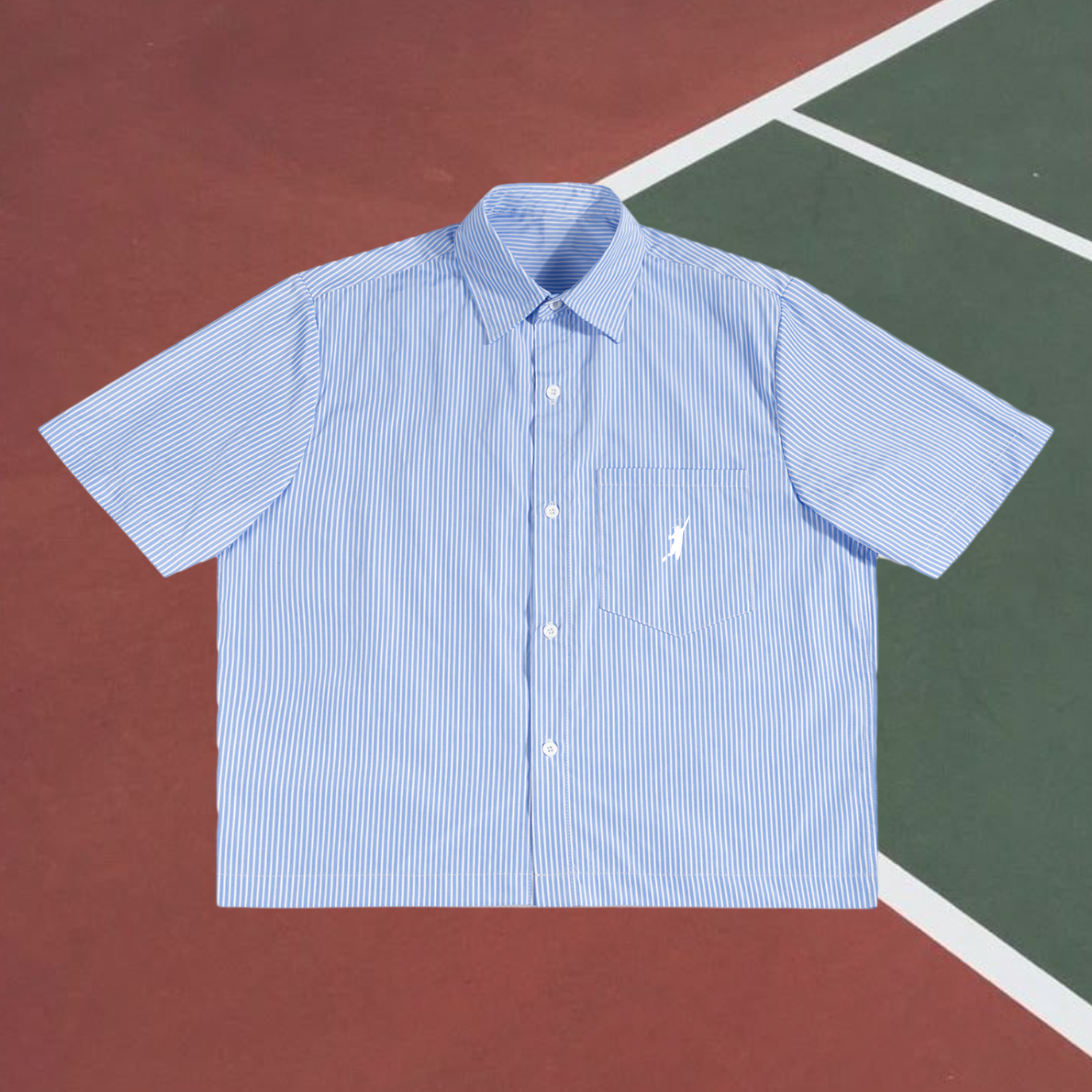 Vertical Stripe Boxy Shirt