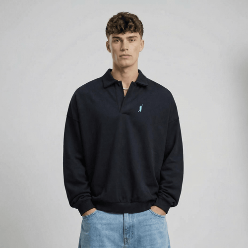 Academy Oversize Longsleeve Polo - Baseline Club