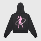 Lady cropped Zip-Hoodie