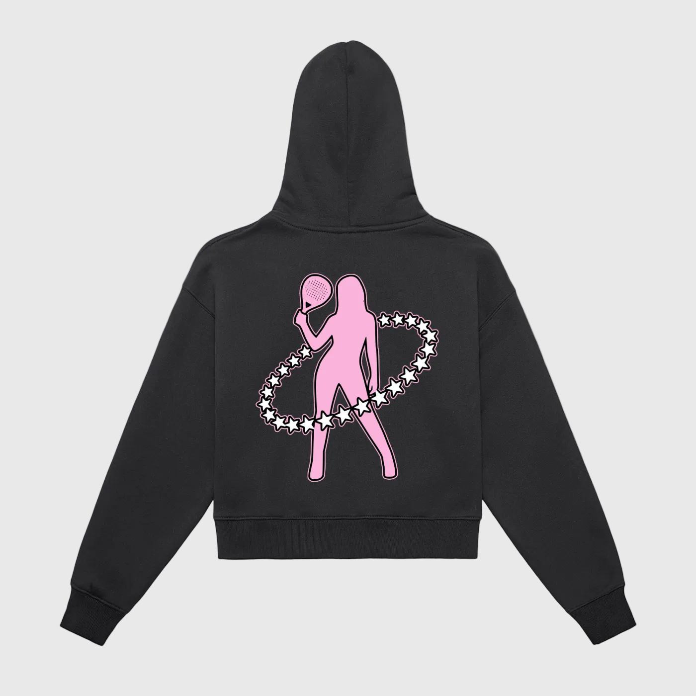 Lady cropped Zip-Hoodie