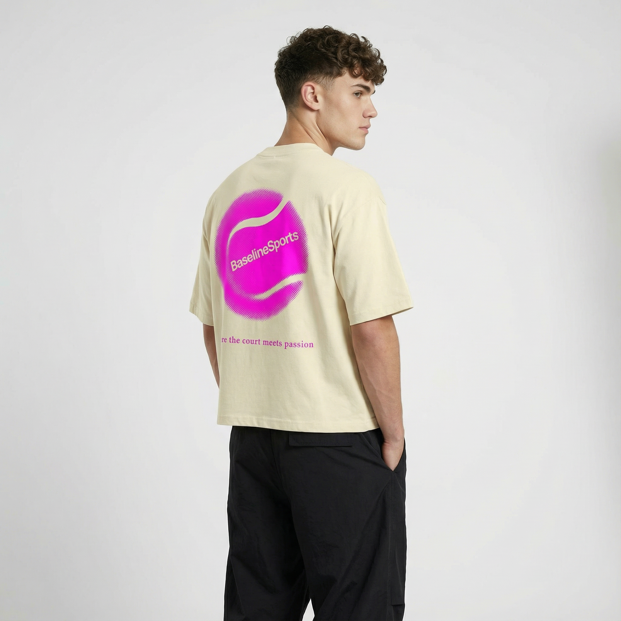Ball Backprint Boxy T-Shirt