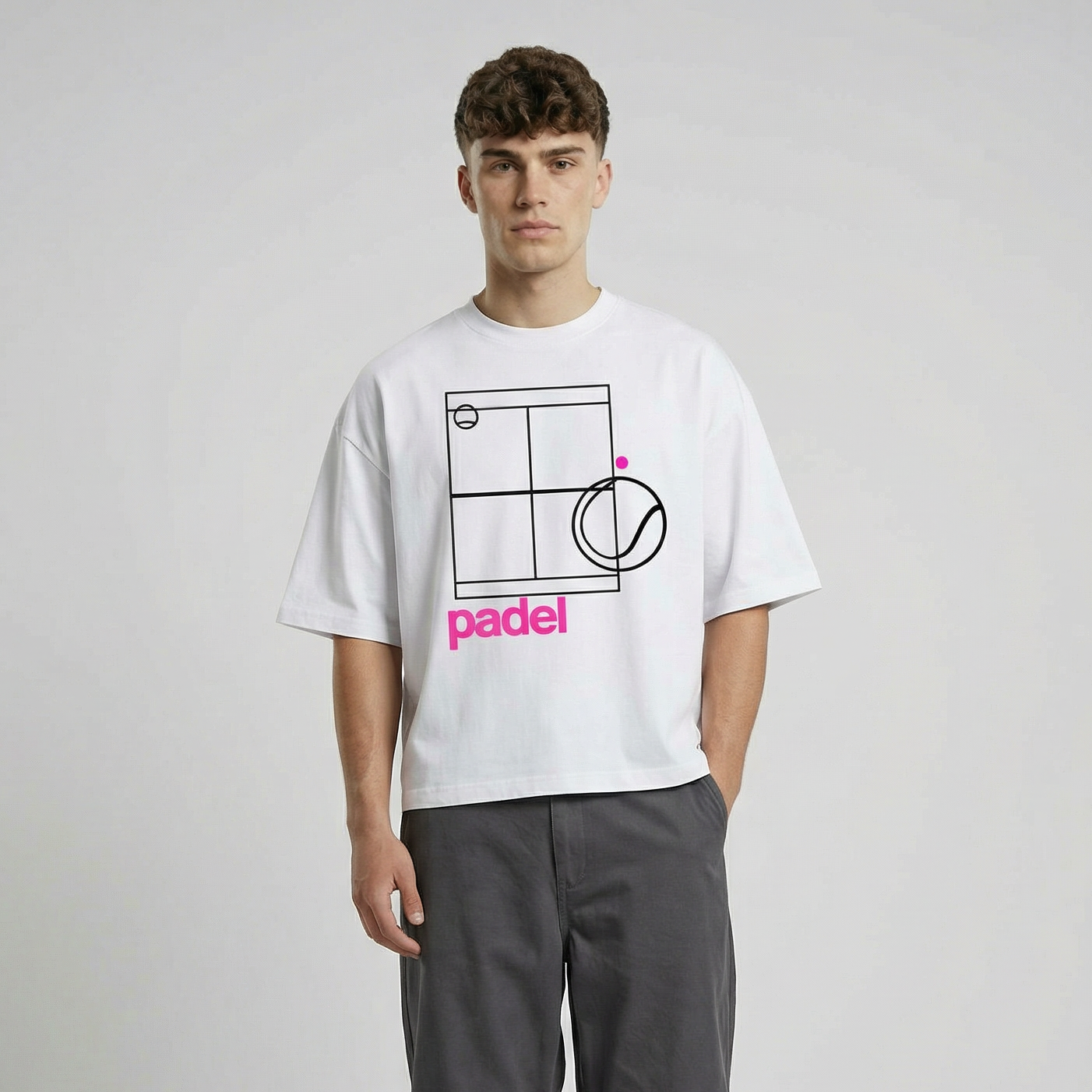 Padel Court Boxy T-Shirt