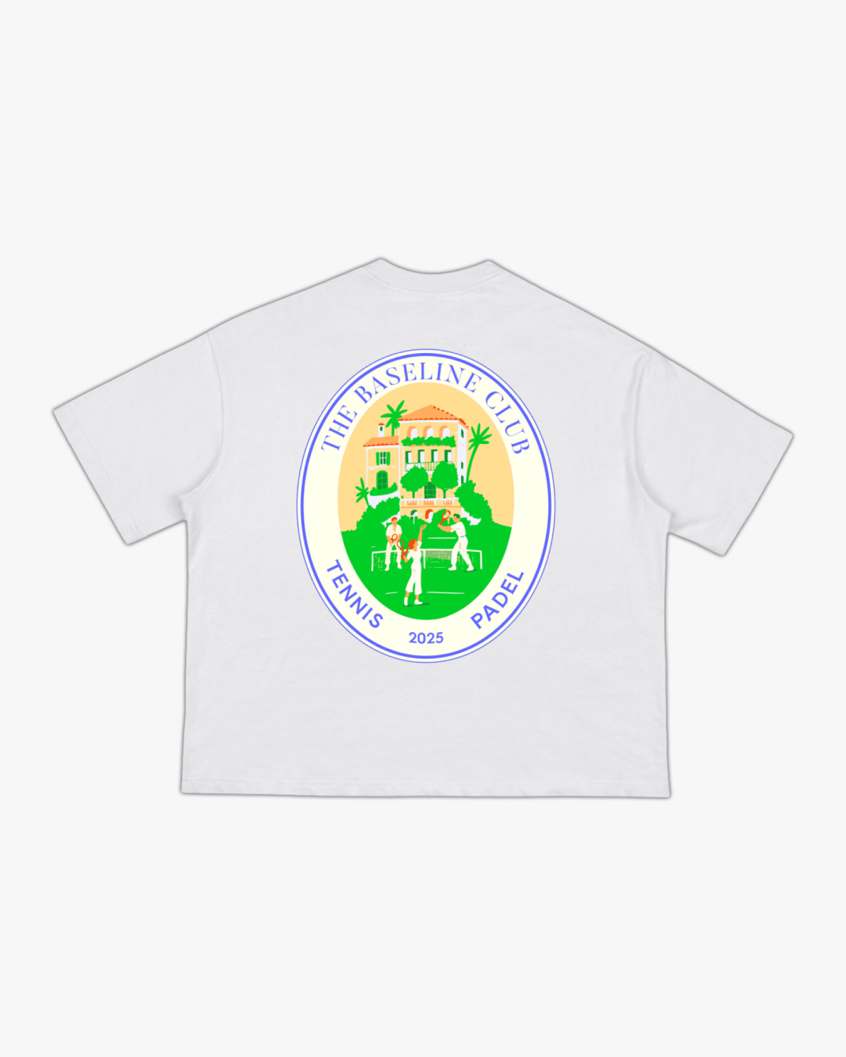 Tennis Villa Boxy T-Shirt - Baseline Club