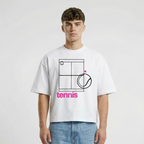 Tennis Court Boxy T-Shirt
