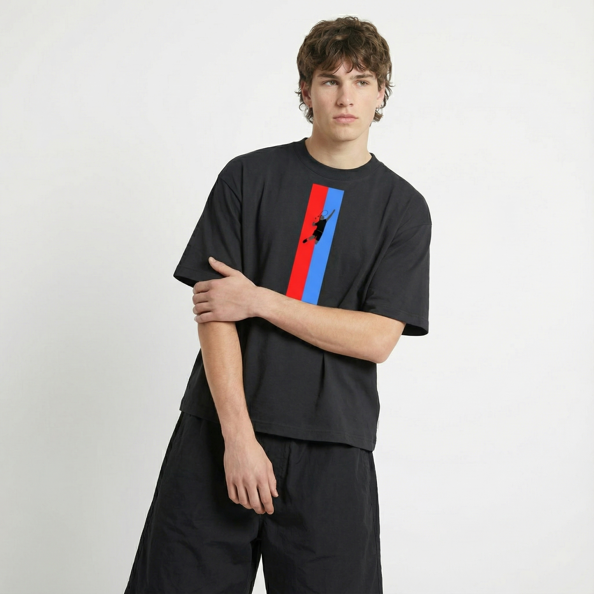 Two Blocks Boxy T-Shirt